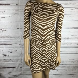 J. Crew Collection Womans Dress Sweater Zebra Wool